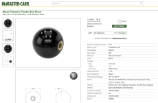 Black Phenolic Plastic Ball Knob.png