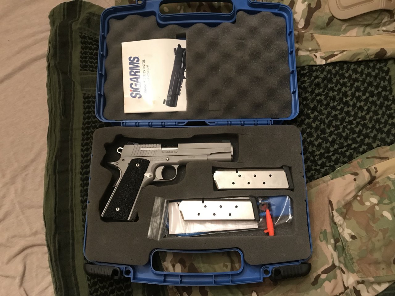 SIG GSR - Stainless - Fair condition - box and papers - $650