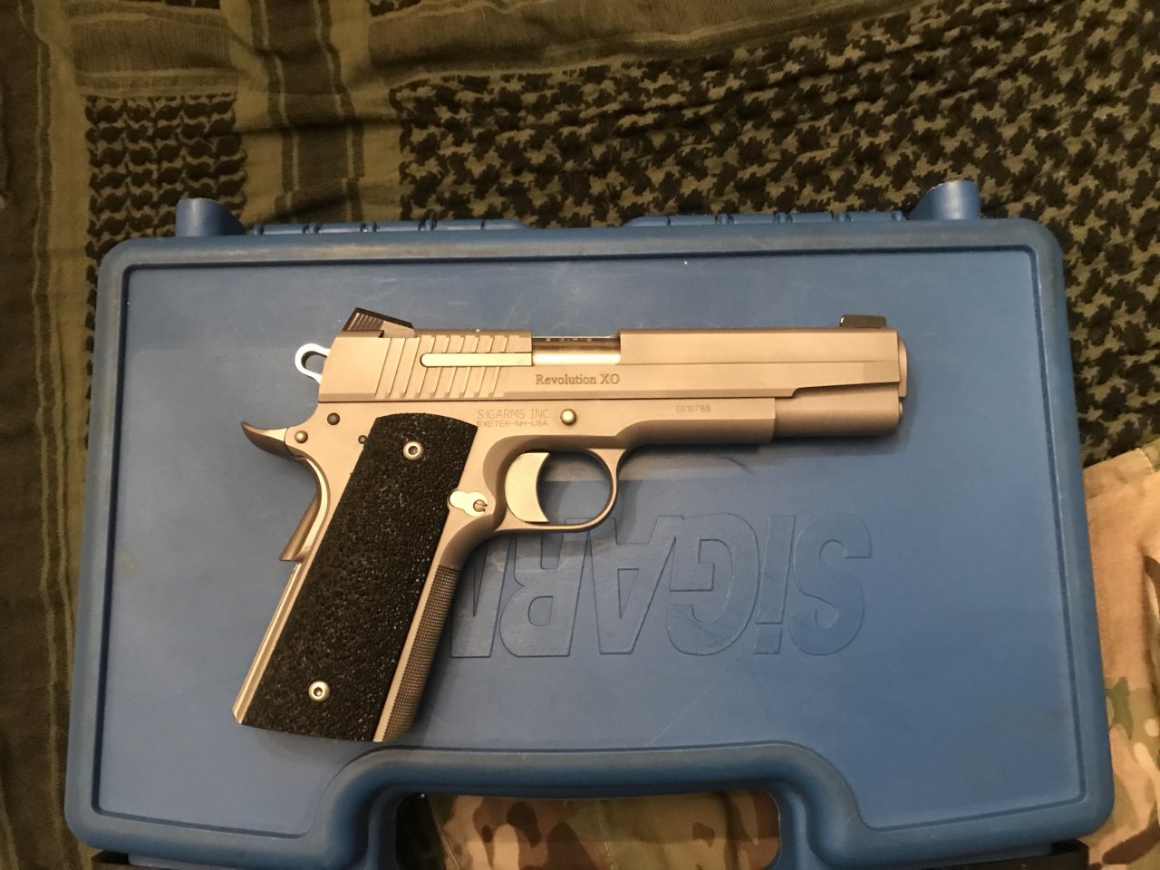 SIG GSR - Stainless - Fair condition - box and papers - $650